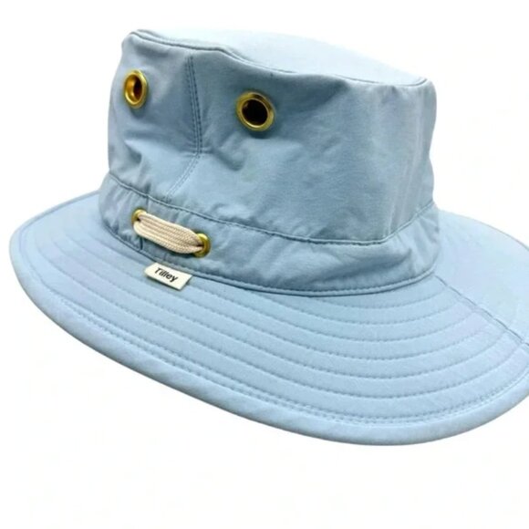 TILLEY Light Blue Hat Size L or 7 1/2